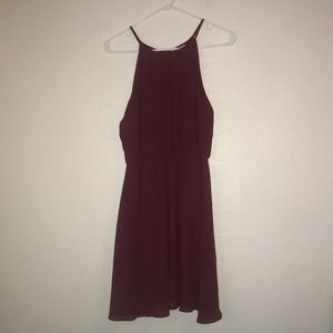 Maroon dress
